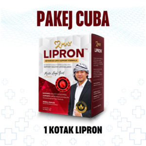 PAKEJ CUBA LIPRON ( 1 KOTAK LIPRON )